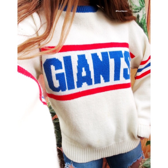 Vintage 80s NFL New York Giants crewneck sweater 🍃